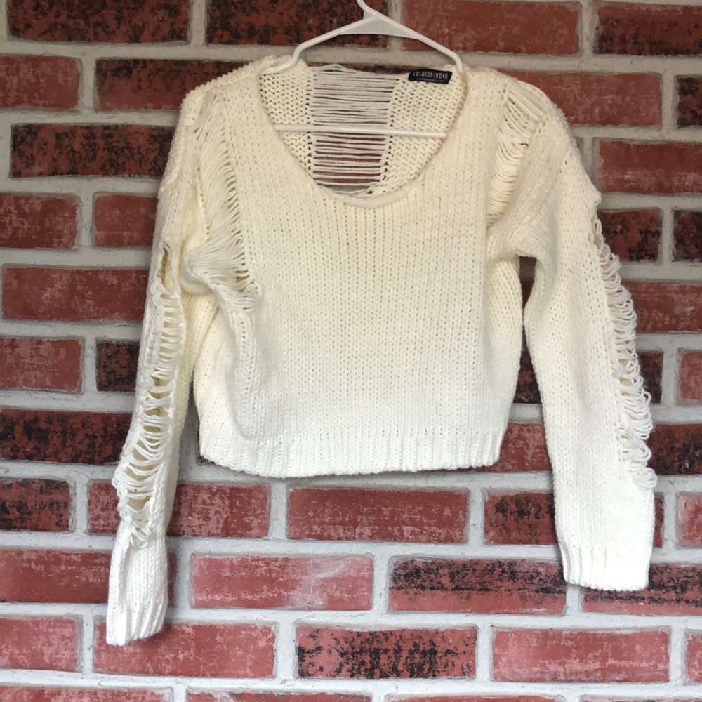 Cropped sweater